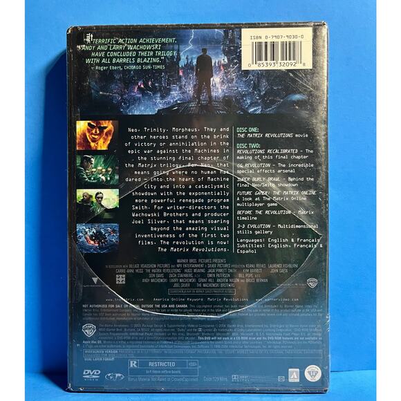 New The Matrix & Matrix Revolutions DVD Bundle Sealed 2-Disc Widescreen Set - Picture 8 of 10